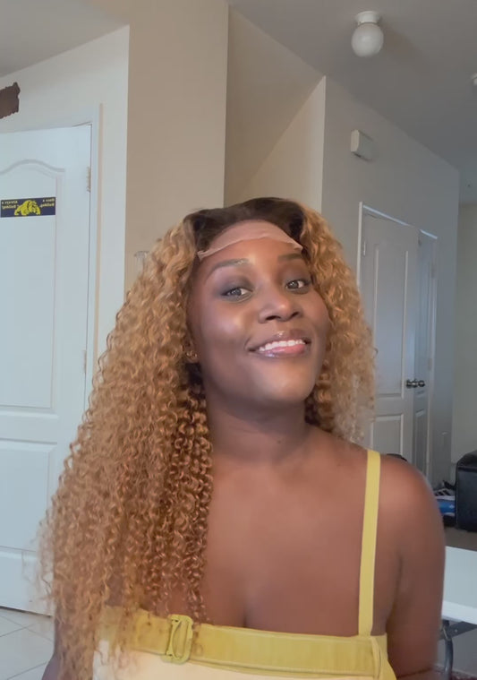 Perruque Lala - Blonde curly