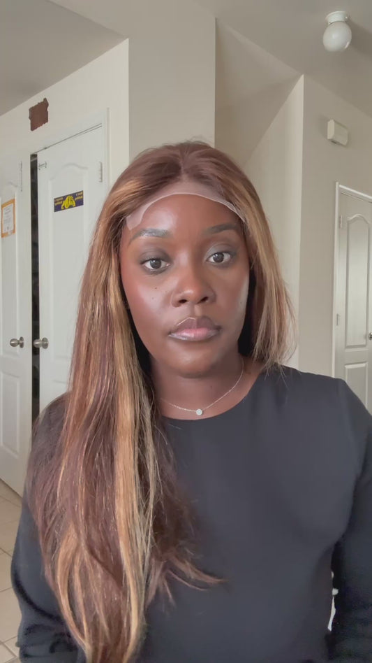 Perruque Emefa - Lisse et coloré